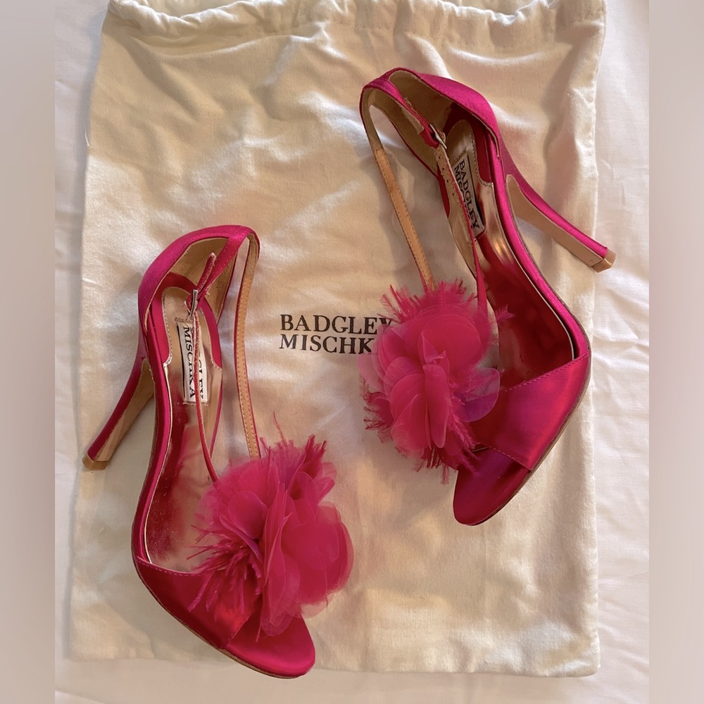Badgely Mischka Kiwi shoes size 7.5 excellent condition